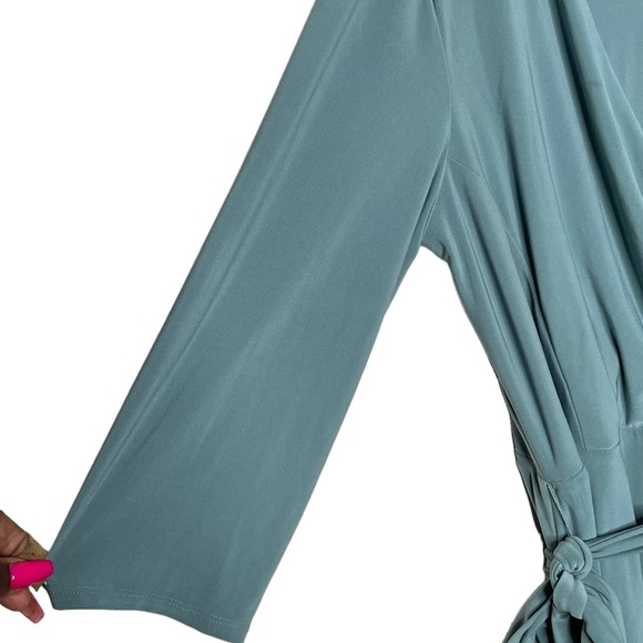 Lauren Ralph Lauren top Wrap Dress Size 16 - Picture 5 of 10